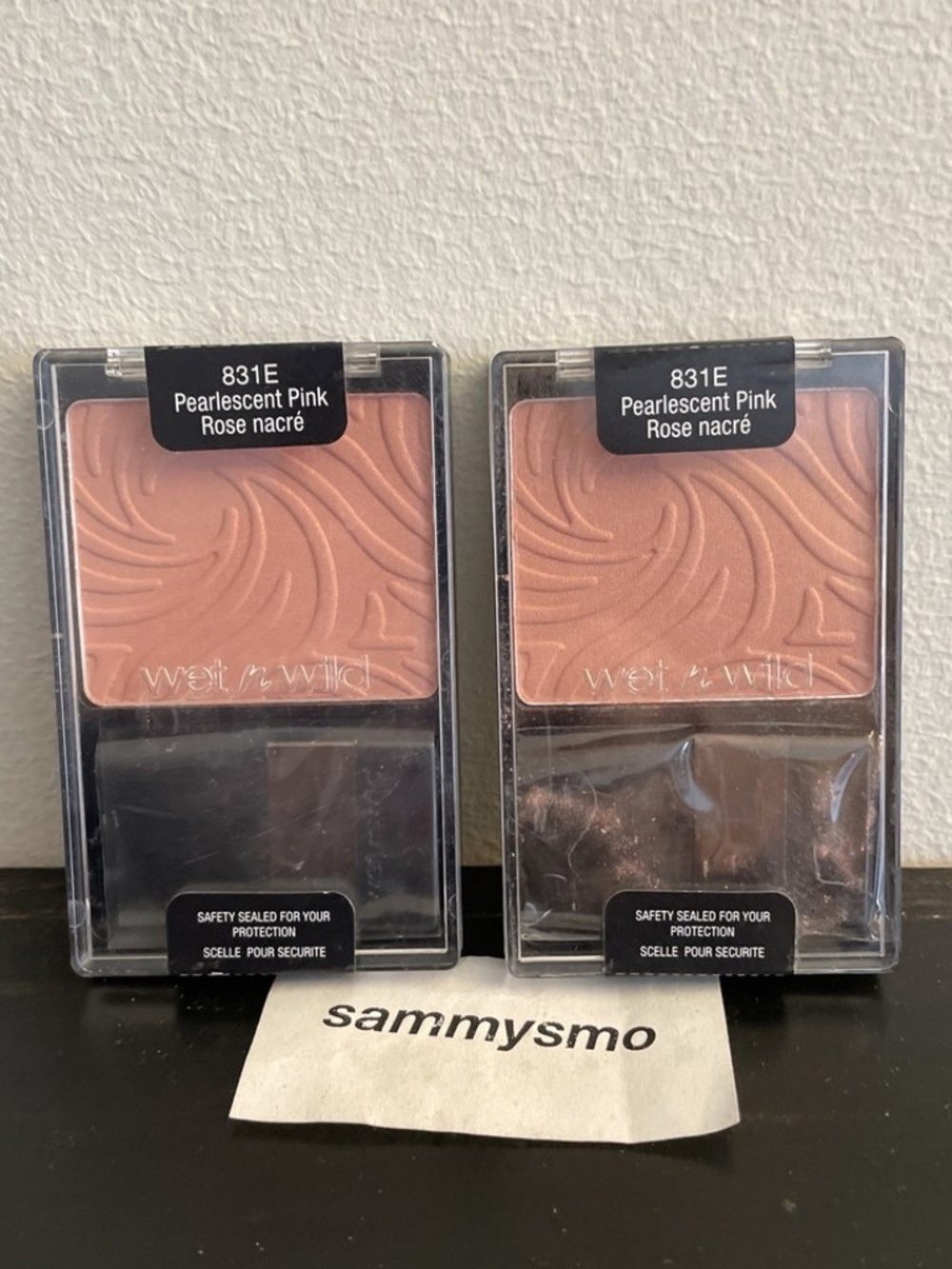 WET N WILD Coloricon Blush 831E PEARLESCENT PINK x2